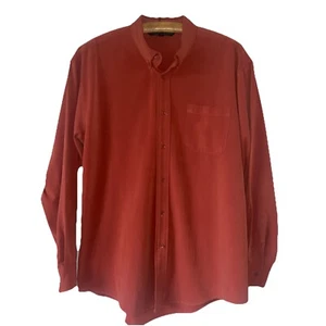Dolce Dolce Jeans Men's Size L Orange Smart Long Sleeve Smart Casual Shirt - Picture 1 of 7