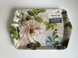 CREATIVE TOPS Scatter Tray "Beautiful Garden" 21cm x 14 cm - BRAND NEW - Picture 1 of 4