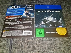 The Dark Knight Rises Limited Edition Steelbook 2-Discs Blu-Ray + Calendar New+ - Picture 1 of 2