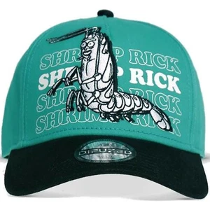 Difuzed Unisex Adult Shrimp Rick and Morty Curved Brim Snapback Baseball Hat Cap - Picture 1 of 3