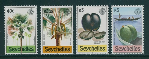 Seychelles Scott #460-463 MNH Palm Tree Agriculture $$ 384609 Cover