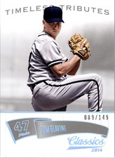2014 Classics Timeless Tributes Silver #131 Tom Glavine /149
