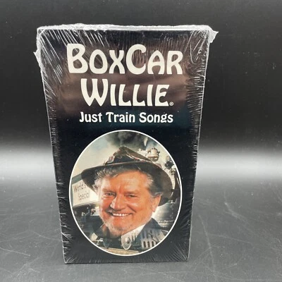  NEW SEALED BoxCar Willie Just Train Songs VHS Tape  - Image 1 of 4