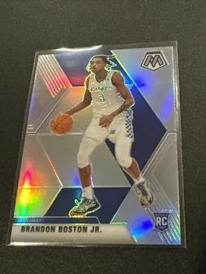 2021 Chronicles Brandon Boston Jr. Silver Prizm Parallel Mosaic Rookie NM - Image 1 of 2