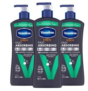 Vaseline Men Hand & Body Lotion Healing Moisture 20.3 Fl Oz (Pack of 3) - Picture 1 of 9