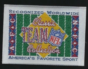 Team NFL Collector 1990's 1.75x2.25 Clothing Uniform Patch Tag - Picture 1 of 1