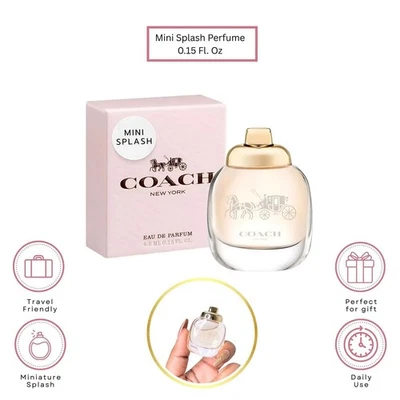 Perfume para mujer Coach New York EDP Mini Splash 0,15 Foto 1 de 4