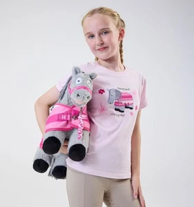 Horseware Crafty Pony T-Shirt Kids Toy Character Printed Short Sleeve Tee Pink - Picture 1 of 7