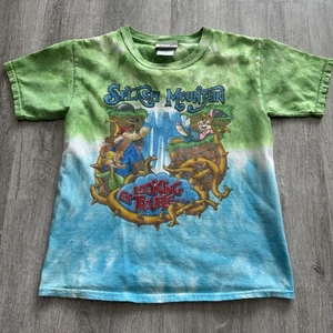 Vintage Disney Parks Splash Mountain Ride Shirt Youth Small Tie Dye - Picture 1 of 7