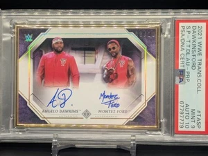 2021 Topps WWE Transcendent Auto THE STREET PROPHETS Gold Framed AUTOGRAPH /10 - Picture 1 of 3