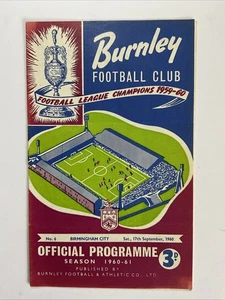 Burnley v Birmingham City; 17. September 1960 - Bild 1 von 3