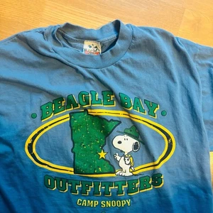 VINTAGE 90er SNOOPY T SHIRT LARGE - Bild 1 von 4