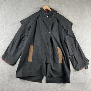 Driden Oilskin Duster Coat Brown Riding Size 46 Waxed Cotton Australian Jacket - Bild 1 von 24