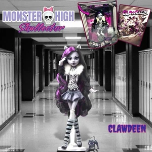 Bambola Monster High, Lupo Artiglio in Bianco e Nero, Reel Drama da Collezione Vedi Foto - Foto 1 di 10