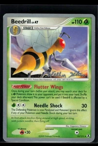 2009 World Championships - Rising Rivals Beedrill #15 Non Holo Rare Pokemon Card - Picture 1 of 2