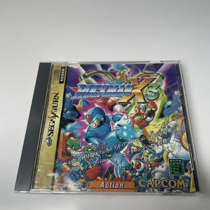 ROCKMAN X3 Megaman Sega Saturn CAPCOM 1995 Tested - Picture 1 of 7