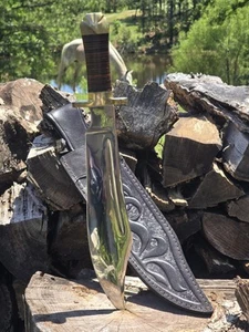 Down Under Knives The Mistress Fixed Blade Large Bowie Knife Crocodile Dundee - Picture 1 of 14