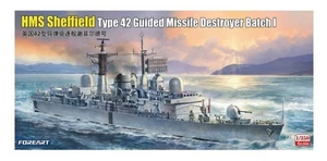 ForeArt 1/350 Model Kit 3001 HMS Sheffield Type 42 Guided Missile Destroyer - Picture 1 of 1