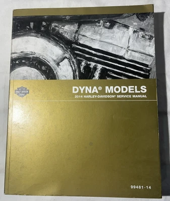 Harley Davidson 2014 Dyna Models manual de servicio 99481-14 Foto 1 de 4