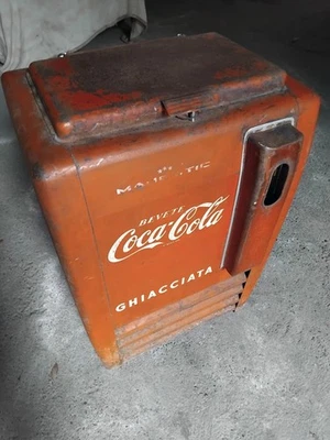 GHIACCIAIA POZZETTO COCA COLA COCACOLA FRIGO FRIGORIFERO MAJESTIC - Immagine 1 di 4