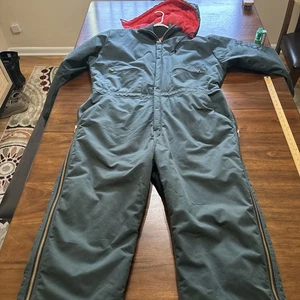 De Colección Para Hombres L Alto Wearguard Mono Cremallera Completa Edredón Forrado Invierno Aislado CAPUCHA - Imagen 1 de 21