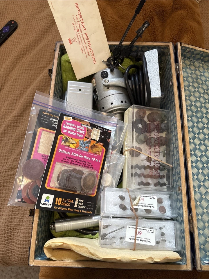 Foredom Serie DD Modelo F Motor Grado Industrial Herramienta Rotativa con Estuche FUNCIONA Foto 1 de 4