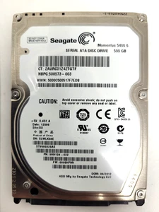 Seagate Thin HDD 500GB 2.5" SATA  Laptop Hard Drive - Used - Picture 1 of 4