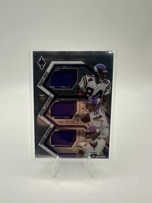 2025 Phoenix Moss/Jefferson/Addison #RGN-MIN Regeneration Triple Patch  /299 - Image 1 of 2