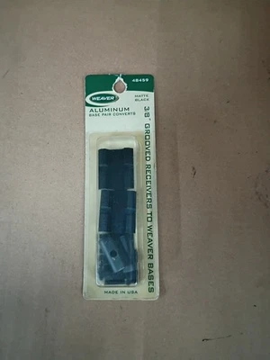 3/8" Groved Receiver To Standard Weaver Base Convention - Image 1 of 2