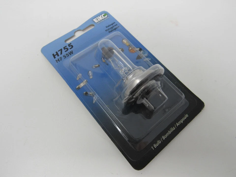 Eiko Halogen Replacement Bulb 12 Volts H7 55W H755-BP - Image 1 of 4