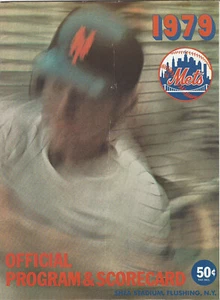1979 New York Mets Official Scorecard Program vs Phillies Shea Stadium UNSCORED - Picture 1 of 2
