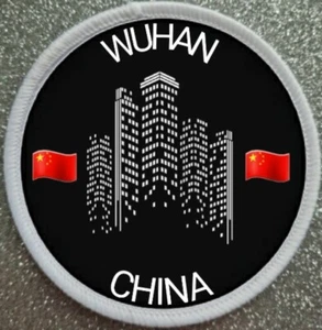 3 Inch Wuhan China  Iron / Sew on Patch Badge  - Picture 1 of 1