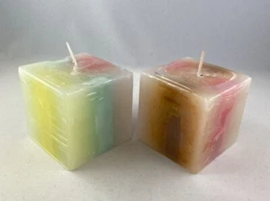 Stumpenkerze quadratisch  Schichtkerze in verschiedenen Farbtönen 28790 günstig - Bild 1 von 6