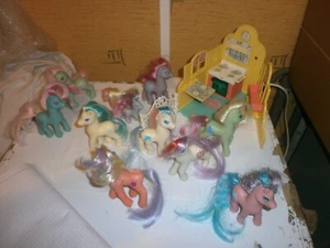 LOT MY LITTLE PONY G2 11 poneys + cuisine - Photo 1/24