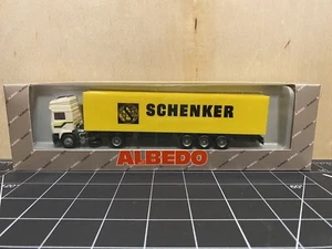Albedo 301004 - Volvo F12 Semi Truck Tractor & Trailer - SCHENKER - 1:87 HO - Picture 1 of 4