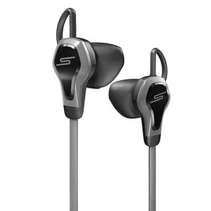 SMS Headphones Audio Bio Sport Earbud with Built-in Heart Monitor, Black/Grey - Afbeelding 1 van 4