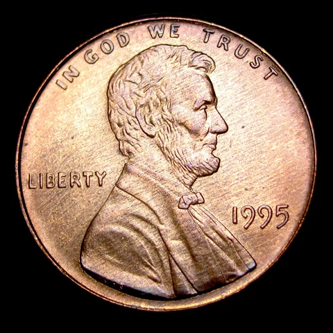1995 Double Die Obverse Lincoln Cent ---- Gem BU+ Stunning Coin ---- #UU823 Cover