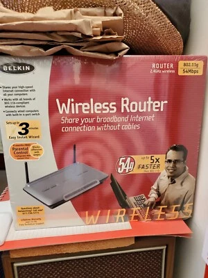 Belkin Wireless G Router 802.11g , New and Never Opened  - Image 1 of 4