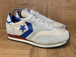 Vintageš„ Converse Olympics Edition Low Racers Made In kOREA Sz 6.5 018301 Worn - Picture 1 of 12