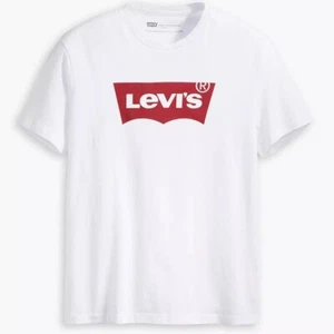 Levi's T-Shirt Mens Size 4XL White Relaxed Fit Big & Tall Graphic Tee New - Picture 1 of 9