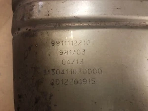 GENUINE PORSCHE 981 CAYMAN/BOXTER EXHAUST - Picture 1 of 4