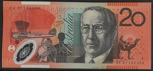 1997 Australia Mint First Prefix $20 AA97 156069 Macfarlane Evans Polymer r418aF - Foto 1 di 2