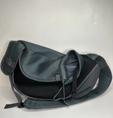 Pet Puppy Dog Mesh Sling Carry Pack Backpack Carrier Travel Tote Shoulder Bag-L - Image 1 of 4