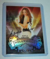2015 Hollywood Show Kayla Collins Autographed  Bench Warmer Card