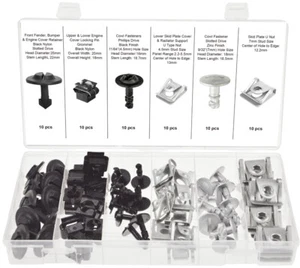 SWORDFISH 61250 - Engine Protection Pan Hardware Kit Pin Clip Nut for VW & Audi - Picture 1 of 1