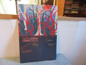 Modern English tour concert poster signed autographed take me to trees melt with