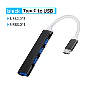 USB HUB 4 en 1 Type C vers USB 3.0 5Gbps 4 ports adaptateur Macbook Air,Pro & PC - Bild 1 von 11