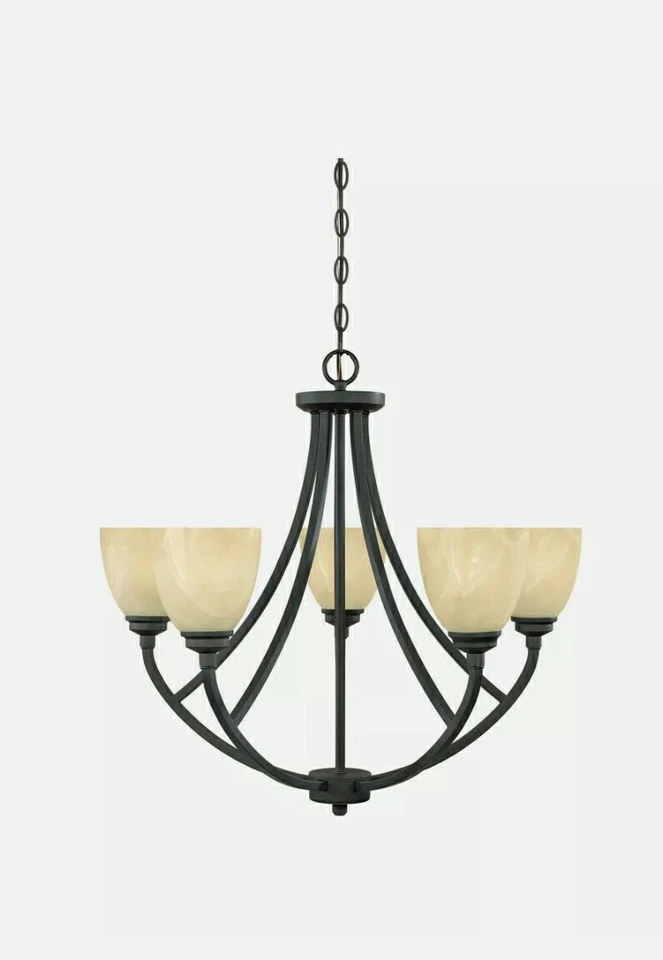 Люстра Designers Fountain 82985-BNB Tackwood полированная бронза см. описание - Изображение 1 из 1