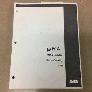 Case W14C TEILE HANDBUCH BUCH KATALOG LISTE RADLADER ORIGINAL OEM-HANDBUCH, 8-6170 - Bild 1 von 3