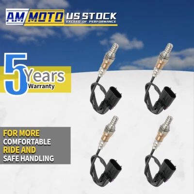 4x Upstream+Down Oxygen Sensor For Hyundai 2007-2009 Santa Fe 2007-2012 Veracruz - Image 1 of 4